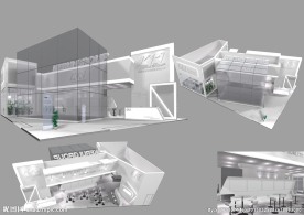 展览 展示模型 3D模型