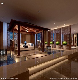 茶室会所效果图