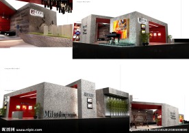 展览 展示模型 3D模型