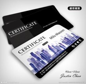 高档房地产名片 都市名片