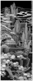 精品山水灰度图
