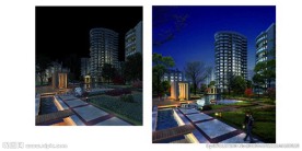 住宅小区景观模型