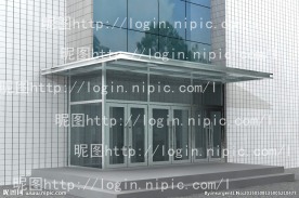 白钢门头防雨棚