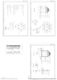 欧式亭子施工图纸设计