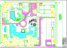 室外铺装平面图