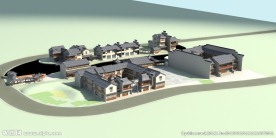 古建 3D MAX 模型