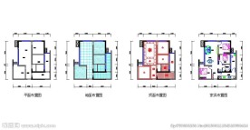 蓝光金双楠户型图A1，63m2