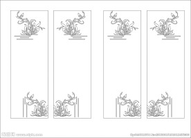 玻璃移门矢量图