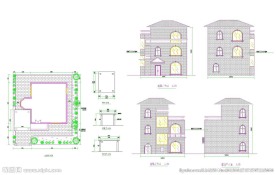 CAD别墅建筑设计