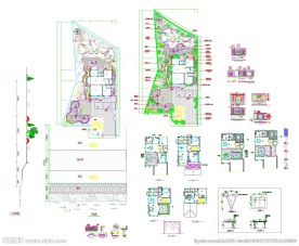 别墅建筑设计CAD图纸