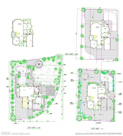 别墅建筑CAD图纸