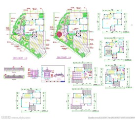 别墅平面施工图纸