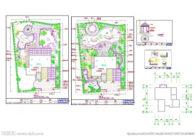 家居装饰施工图模板