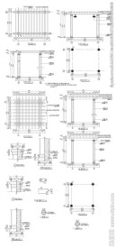北方花架CAD建筑图纸