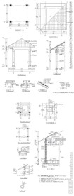 茶亭建筑CAD图纸
