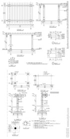攀缘植物花架 CAD图