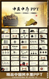中医中药动态PPT模板