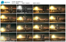 个性牛头倒计时大屏幕背景素材