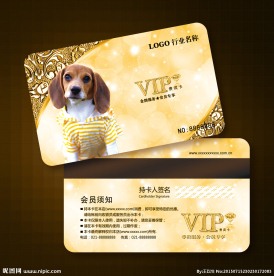 宠物会员卡图片