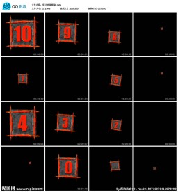酒吧夜店VJ倒计时视频素材