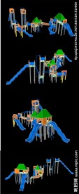儿童游乐场设施模型SU设计