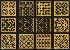 镂空雕花