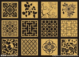 镂空雕花