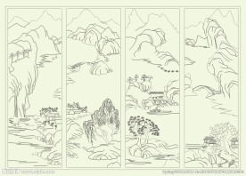 山水装饰画