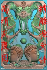 精雕图恶念  精雕源文件JDP