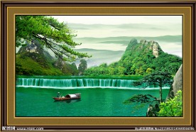巨幅山水画
