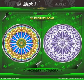 别墅教堂圆形图案