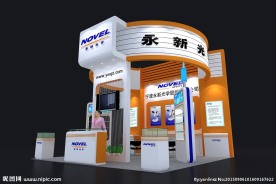 36平米展台模型