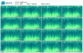 绿色星星瀑布婚庆LED背景视频