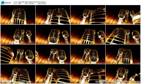 话筒颁奖LED晚会舞台背景动态