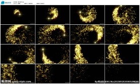 绚烂光粒子舞蹈歌舞LED背景