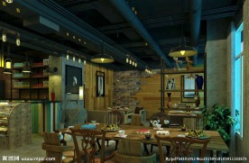 工业风格餐厅