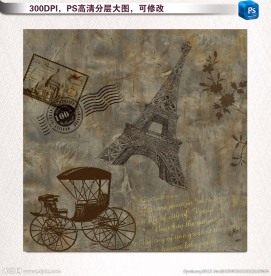 复古画 复古壁画图片