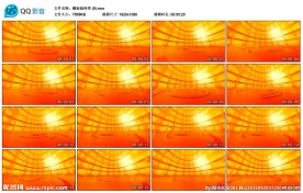 螺旋旋转橘色舞台演出LED背景