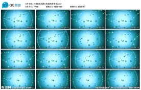 动感五角星MV舞台演出背景视频