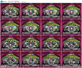 万圣节系列时尚骷髅舞台LED