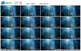 绿色梦幻舞台演出LED动态背景