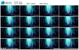 梦幻意婚礼舞台LED动态背景视