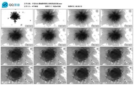 中国风水墨滴墨喷墨古典演出素材