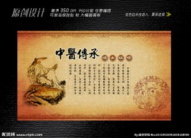 中医传承展板设计