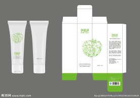 竹炭洁面乳包装设计