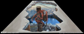 恶龙3D立体画