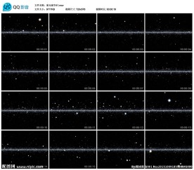 星光星空素材影视素材LED背景