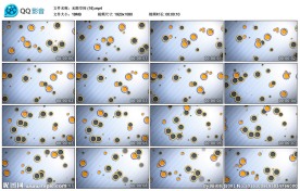 圆圆圈圈儿童类节目LED背景