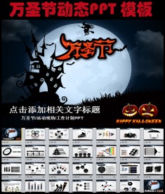 万圣节报告总结会议动态PPT