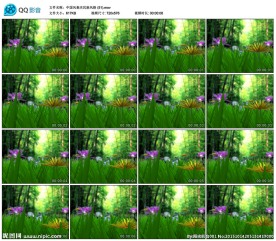 绿草绿树蒲公英晚会演出LED